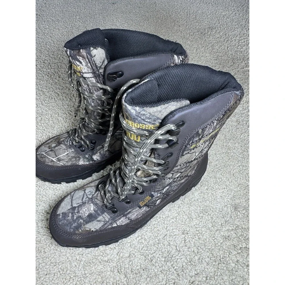 LaCrosse Men’s Silencer 8″ Realtree 400g Thinsulate Waterproof Hunting Boots 10